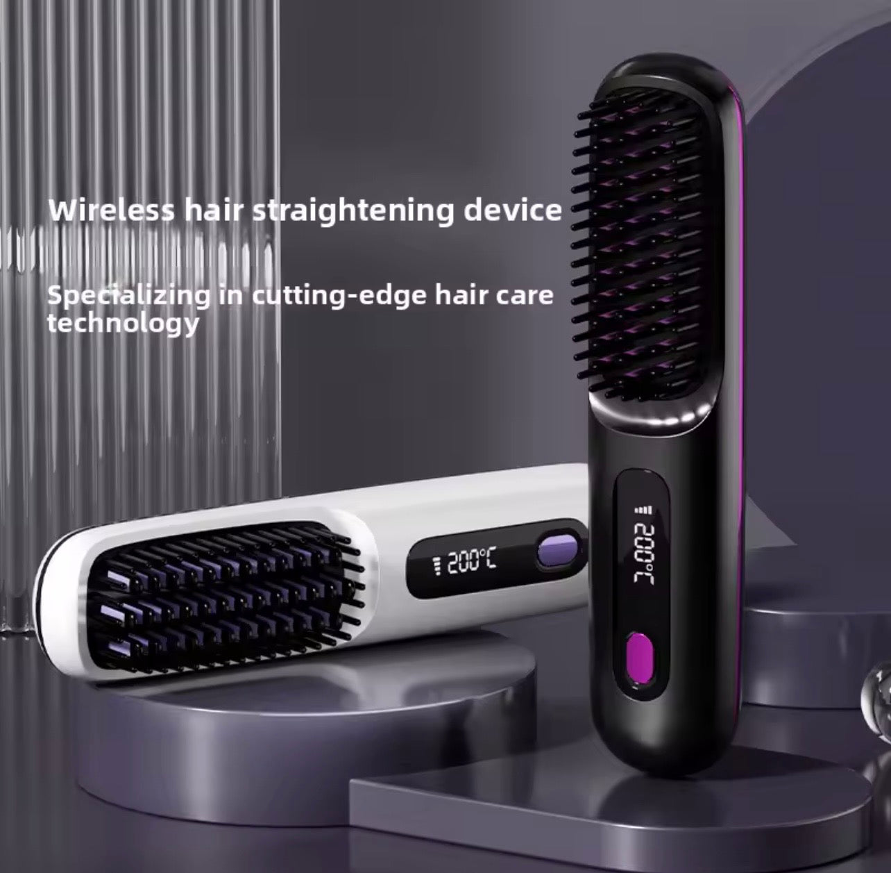 Luxury Ionic Cordless Straightening Brush