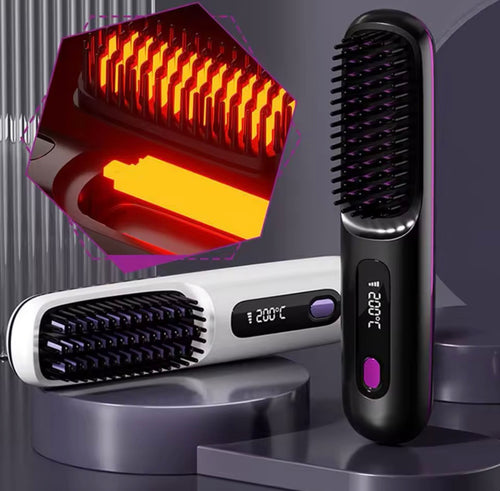 Luxury Ionic Cordless Straightening Brush
