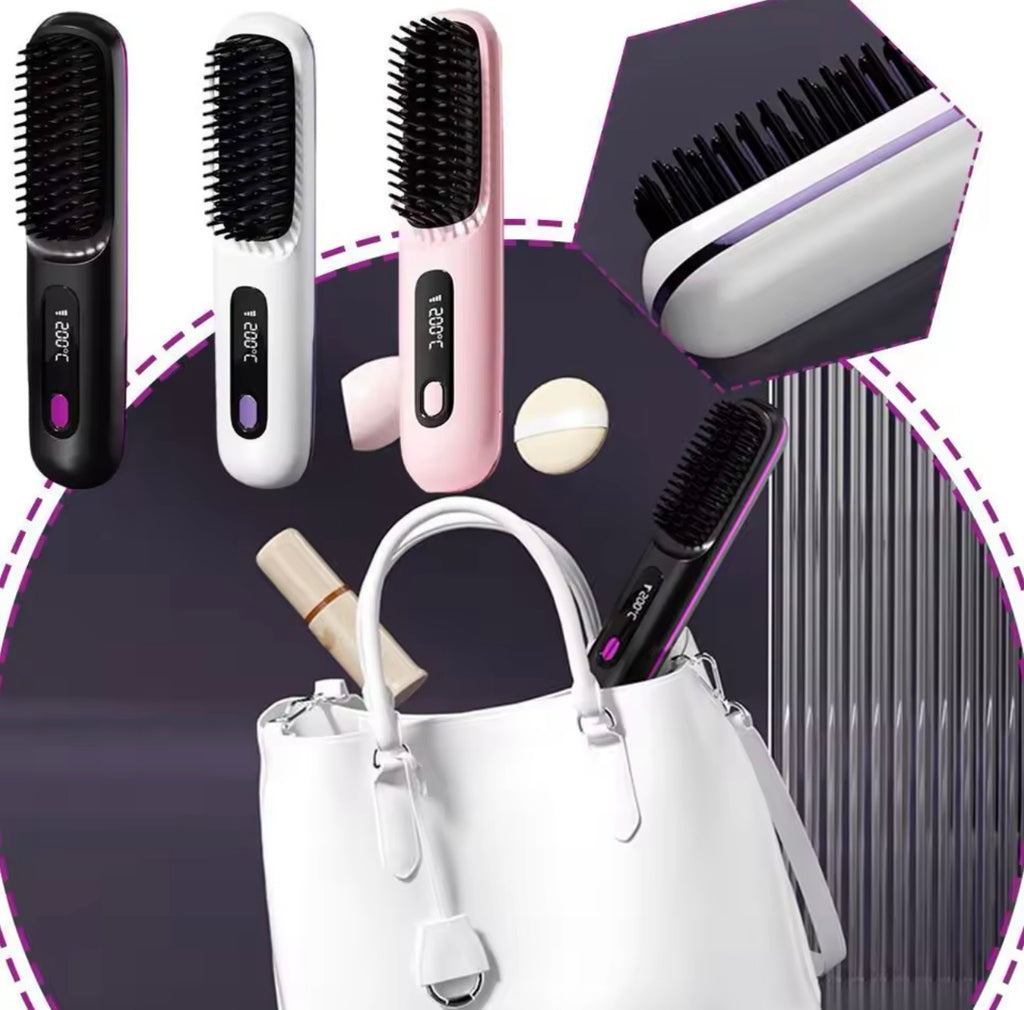Luxury Ionic Cordless Straightening Brush